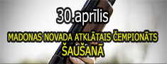 Pirmās sacensības šautuvē 